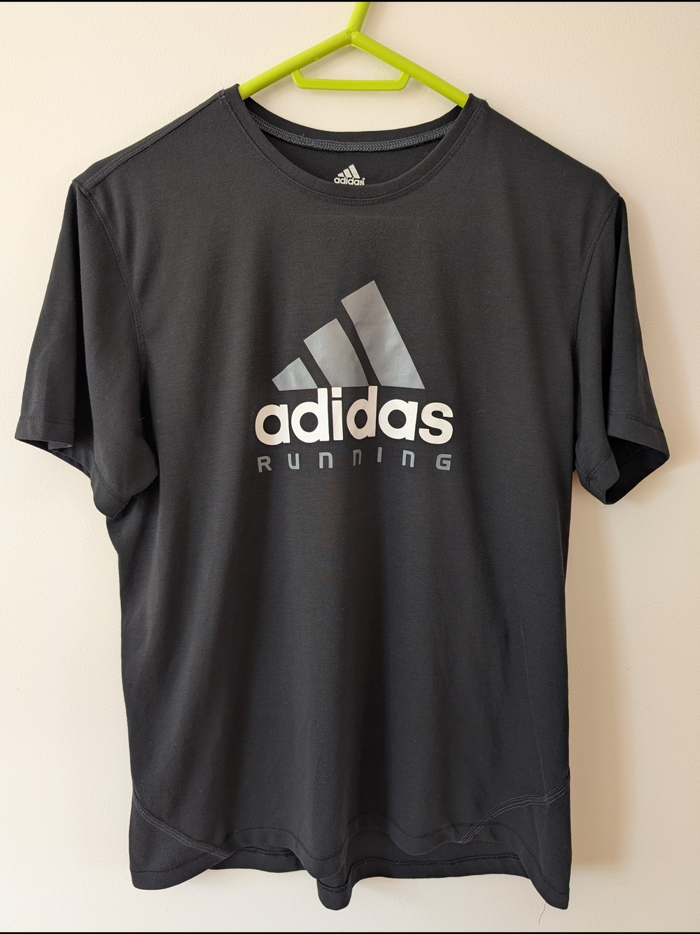 Adidas Men’s Black Running Tee - M